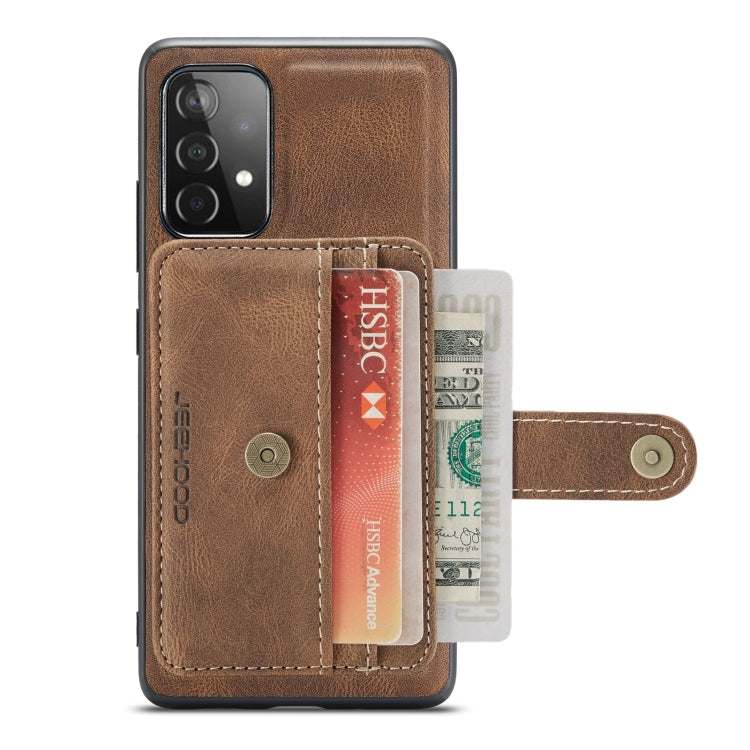 For Samsung Galaxy A53 5G JEEHOOD RFID Blocking Anti-Theft Magnetic Phone Case