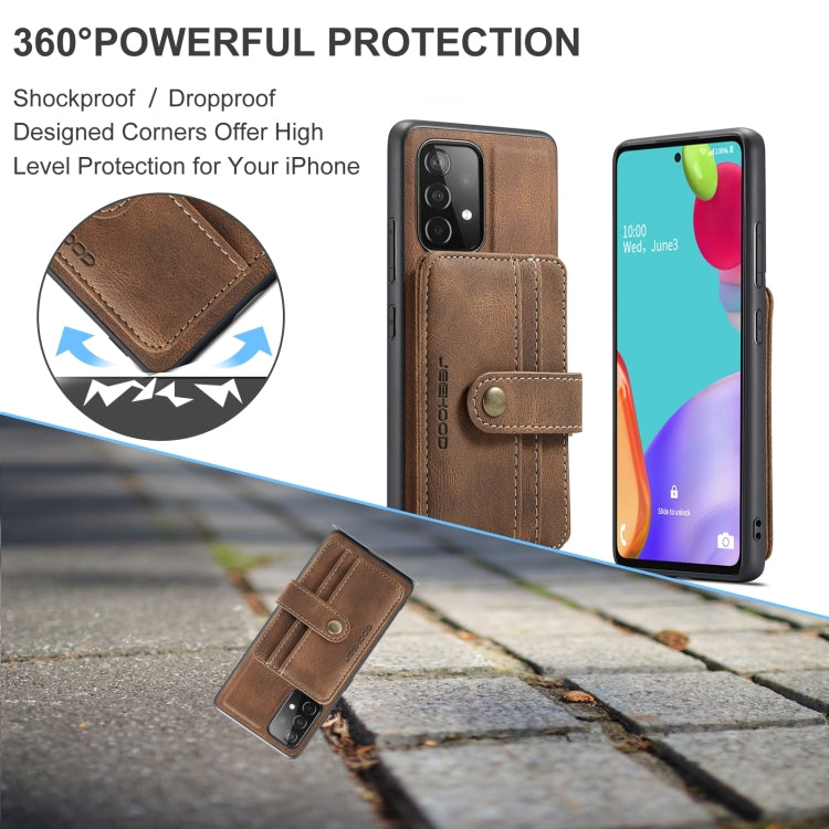 For Samsung Galaxy A53 5G JEEHOOD RFID Blocking Anti-Theft Magnetic Phone Case