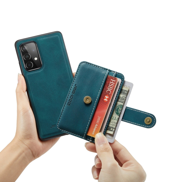 For Samsung Galaxy A53 5G JEEHOOD RFID Blocking Anti-Theft Magnetic Phone Case