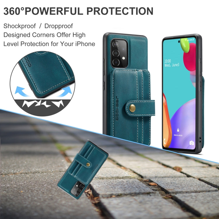 For Samsung Galaxy A53 5G JEEHOOD RFID Blocking Anti-Theft Magnetic Phone Case