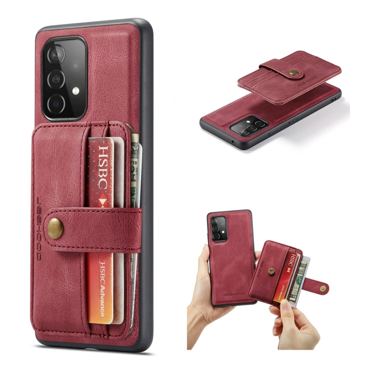 For Samsung Galaxy A53 5G JEEHOOD RFID Blocking Anti-Theft Magnetic Phone Case