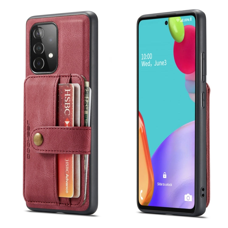 For Samsung Galaxy A53 5G JEEHOOD RFID Blocking Anti-Theft Magnetic Phone Case