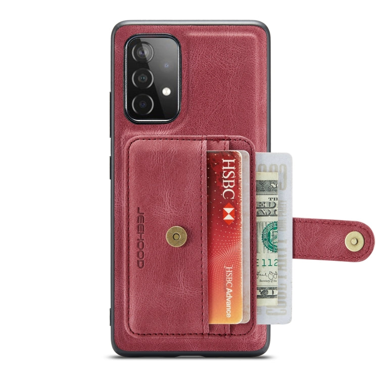 For Samsung Galaxy A53 5G JEEHOOD RFID Blocking Anti-Theft Magnetic Phone Case