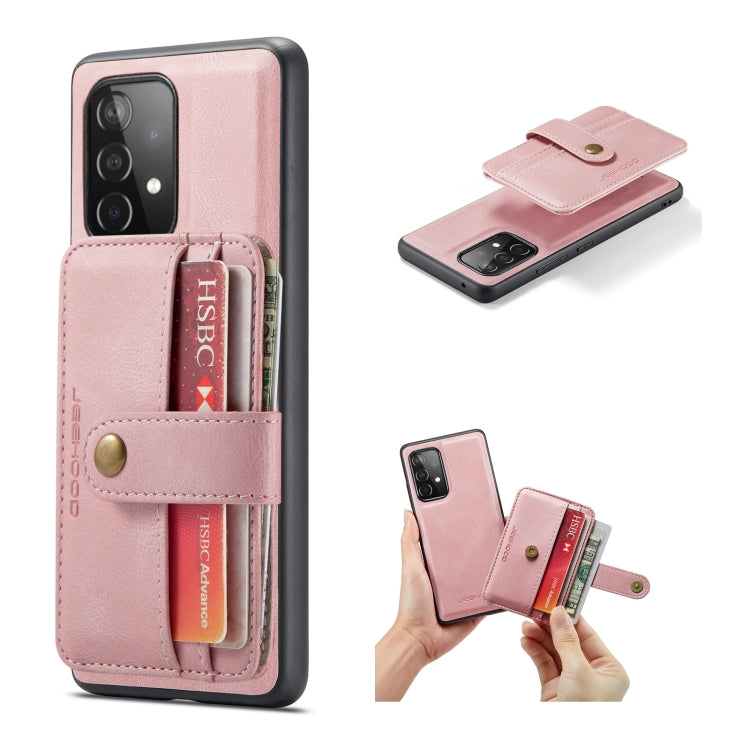 For Samsung Galaxy A53 5G JEEHOOD RFID Blocking Anti-Theft Magnetic Phone Case