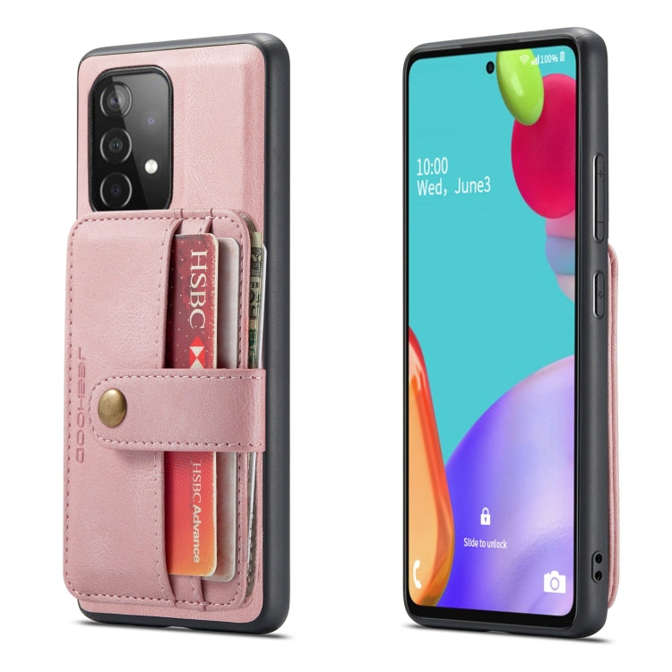 For Samsung Galaxy A53 5G JEEHOOD RFID Blocking Anti-Theft Magnetic Phone Case