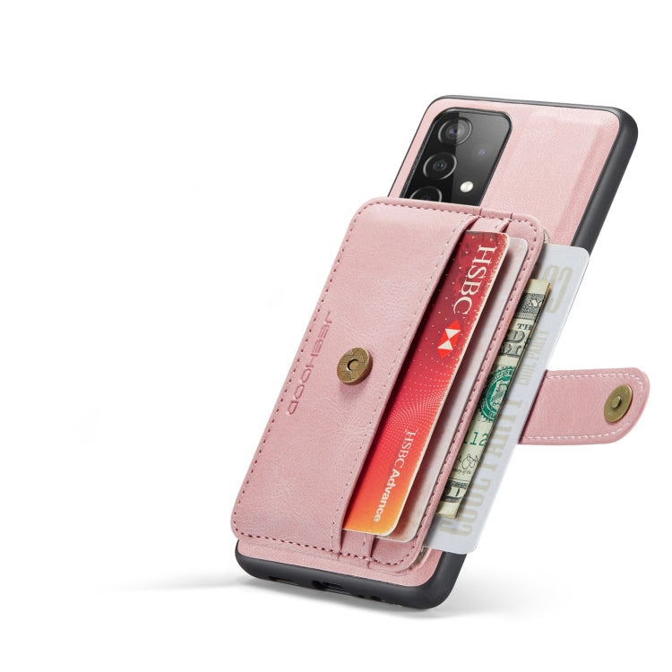 For Samsung Galaxy A53 5G JEEHOOD RFID Blocking Anti-Theft Magnetic Phone Case