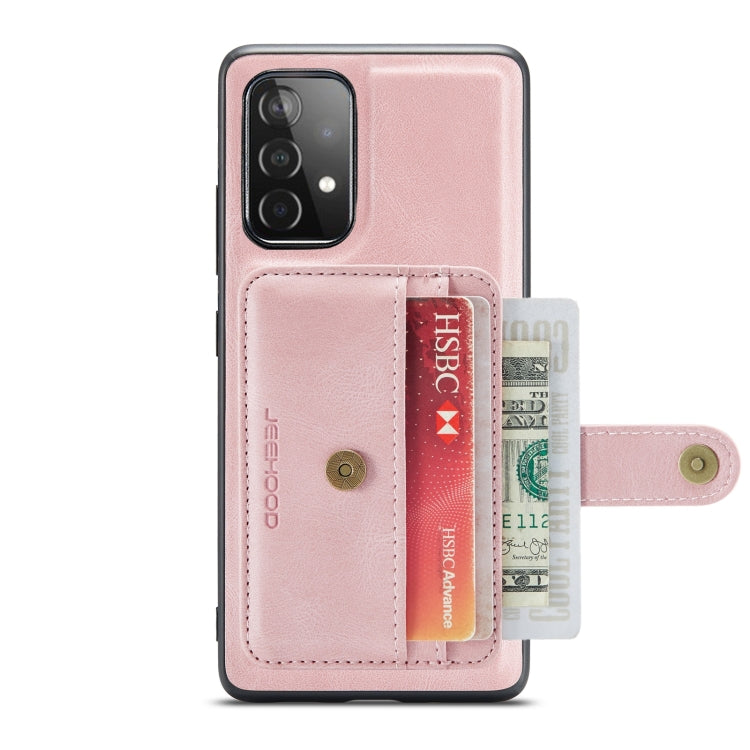 For Samsung Galaxy A53 5G JEEHOOD RFID Blocking Anti-Theft Magnetic Phone Case