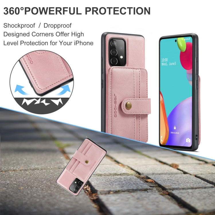 For Samsung Galaxy A53 5G JEEHOOD RFID Blocking Anti-Theft Magnetic Phone Case