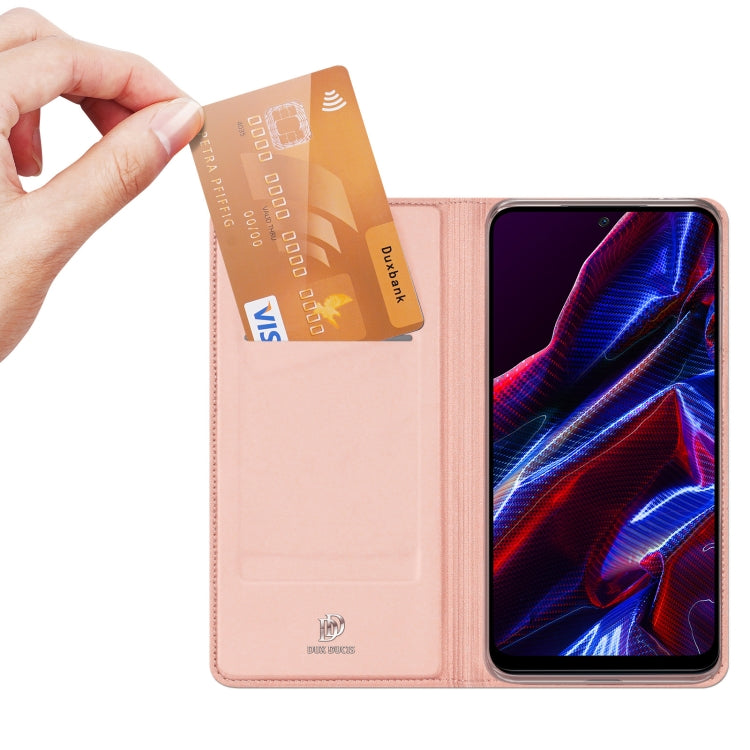For Xiaomi Redmi Note 12 5G China/Global / Note 12R Pro / Poco X5 5G DUX DUCIS Skin Pro Series Flip Leather Phone Case