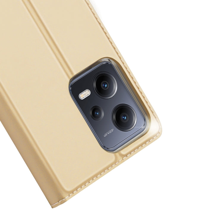 For Xiaomi Redmi Note 12 5G China/Global / Note 12R Pro / Poco X5 5G DUX DUCIS Skin Pro Series Flip Leather Phone Case