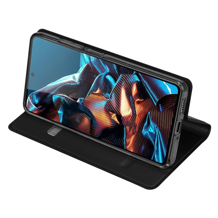 For Xiaomi Redmi Note 12 Pro 5G China/Global / Poco X5 Pro 5G DUX DUCIS Skin Pro Series Flip Leather Phone Case