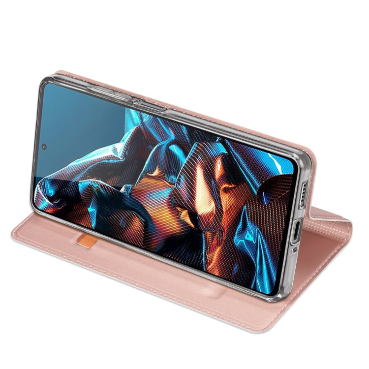 For Xiaomi Redmi Note 12 Pro 5G China/Global / Poco X5 Pro 5G DUX DUCIS Skin Pro Series Flip Leather Phone Case