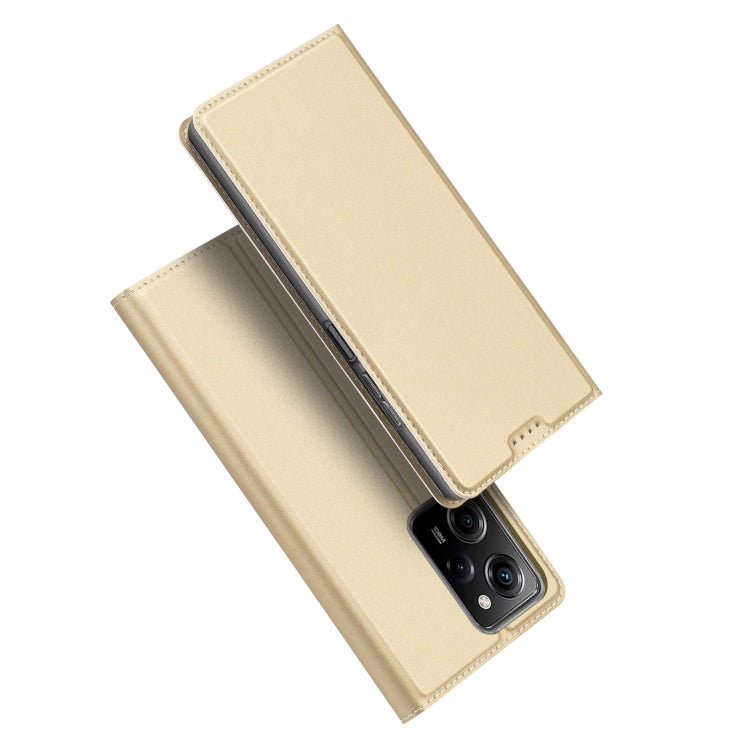 For Xiaomi Redmi Note 12 Pro 5G China/Global / Poco X5 Pro 5G DUX DUCIS Skin Pro Series Flip Leather Phone Case