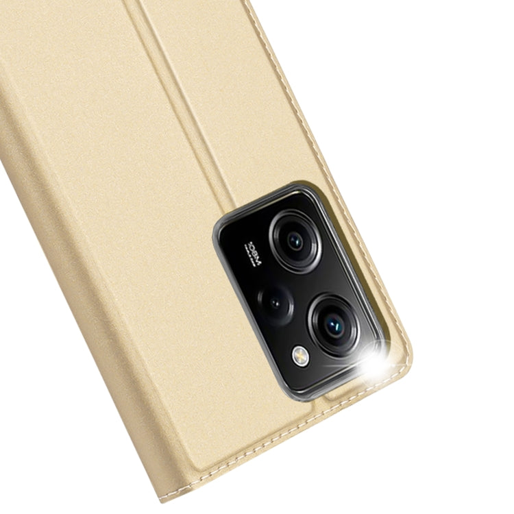 For Xiaomi Redmi Note 12 Pro 5G China/Global / Poco X5 Pro 5G DUX DUCIS Skin Pro Series Flip Leather Phone Case