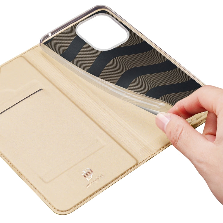 For Xiaomi Redmi 11A / 12C / Xiaomi Poco C55 DUX DUCIS Skin Pro Series Flip Leather Phone Case