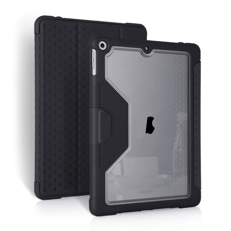 For iPad 10.2 2019 / 10.2 2020 / 10.2 2021 3-fold TPU Acrylic PC Smart Leather Tablet Case
