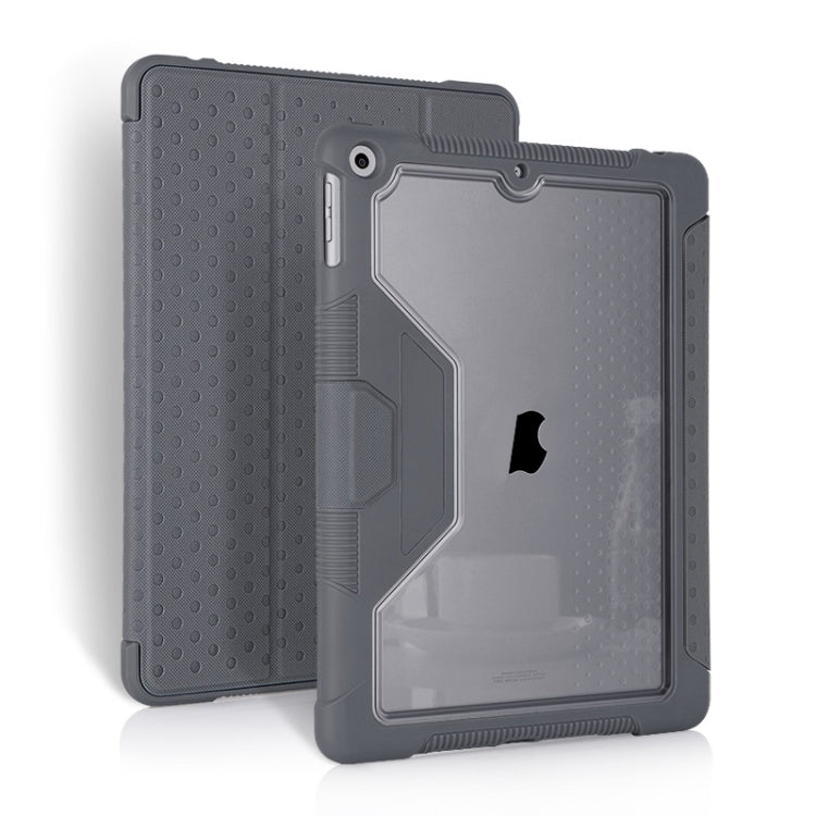 For iPad 10.2 2019 / 10.2 2020 / 10.2 2021 3-fold TPU Acrylic PC Smart Leather Tablet Case