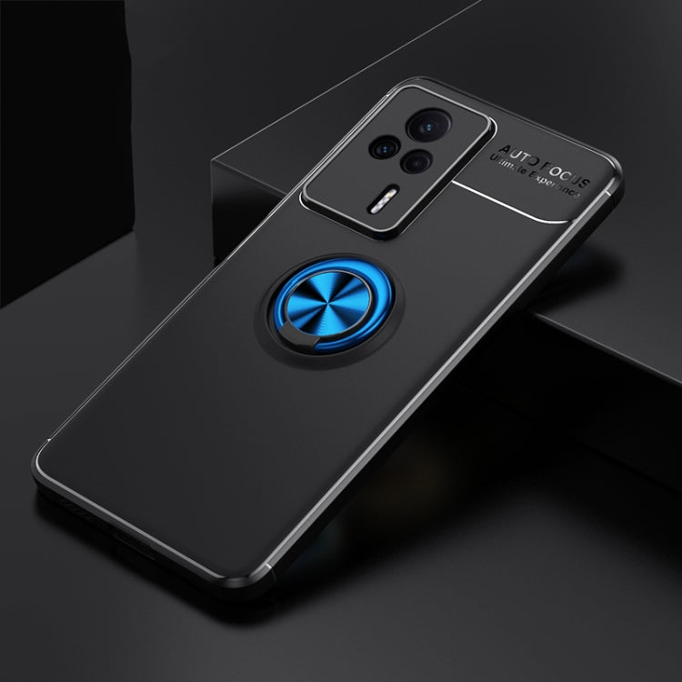 For Xiaomi Redmi K60E Metal Ring Holder 360 Degree Rotating TPU Case