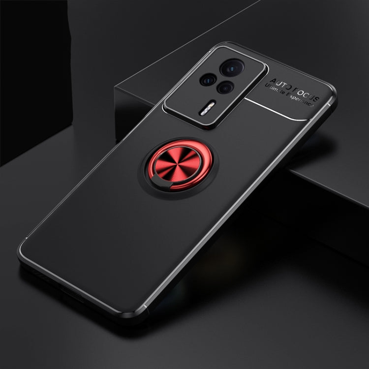For Xiaomi Redmi K60E Metal Ring Holder 360 Degree Rotating TPU Case