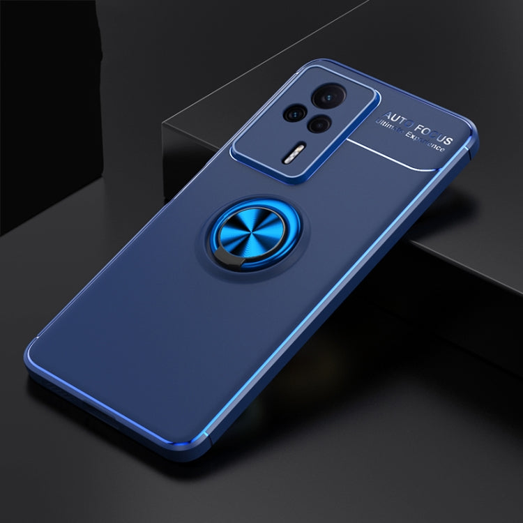 For Xiaomi Redmi K60E Metal Ring Holder 360 Degree Rotating TPU Case