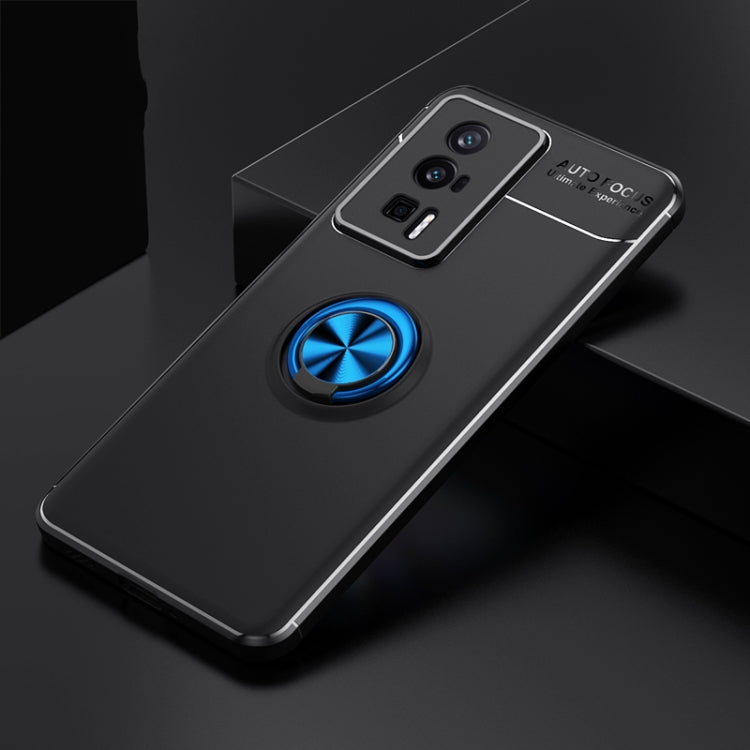 For Xiaomi Redmi K60 Pro Metal Ring Holder 360 Degree Rotating TPU Case