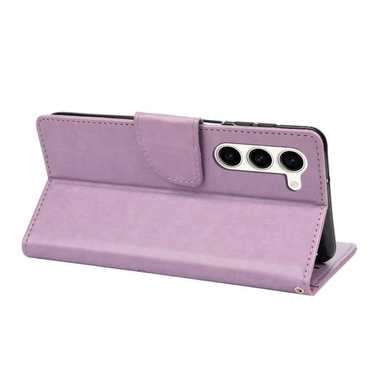 For Samsung Galaxy S23 5G Butterfly Flower Pattern Flip Leather Phone Case