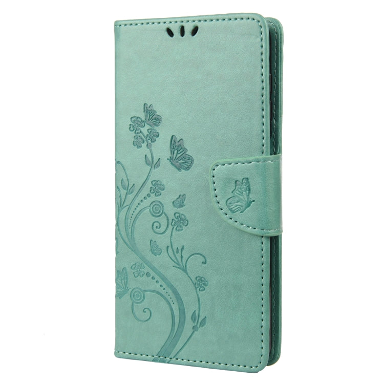 For Samsung Galaxy S23 5G Butterfly Flower Pattern Flip Leather Phone Case