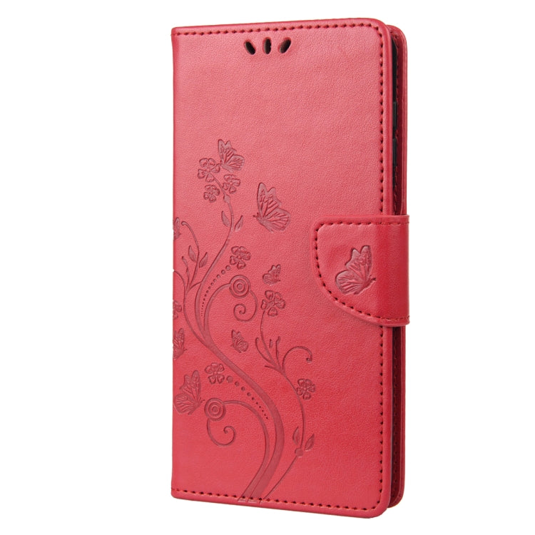 For Samsung Galaxy S23 Ultra 5G Butterfly Flower Pattern Flip Leather Phone Case