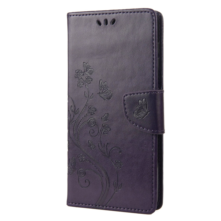For Samsung Galaxy S23 Ultra 5G Butterfly Flower Pattern Flip Leather Phone Case