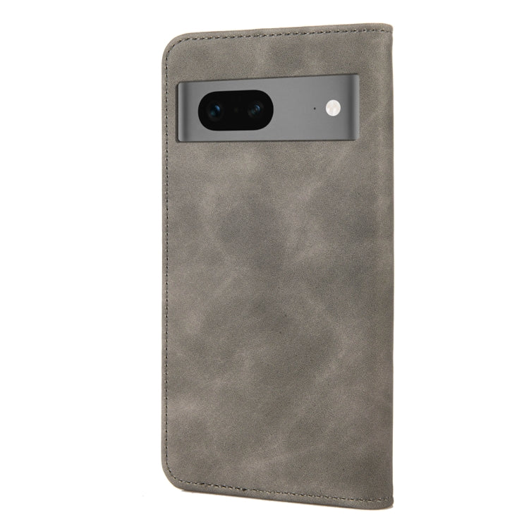 For Google Pixel 7a Skin Feel Splicing Leather Phone Case