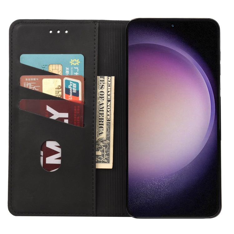 For Samsung Galaxy S23 5G Skin Feel Splicing Leather Phone Case