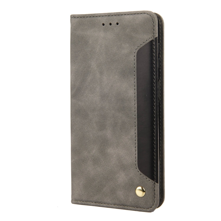 For Samsung Galaxy S23 5G Skin Feel Splicing Leather Phone Case