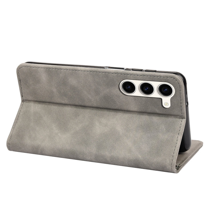 For Samsung Galaxy S23 5G Skin Feel Splicing Leather Phone Case