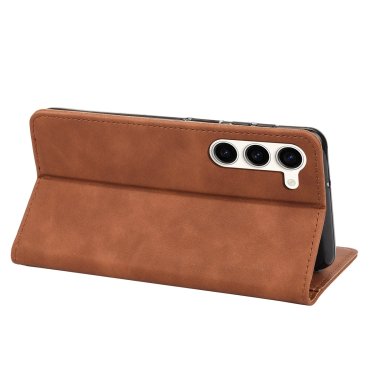 For Samsung Galaxy S23+ 5G Skin Feel Splicing Leather Phone Case