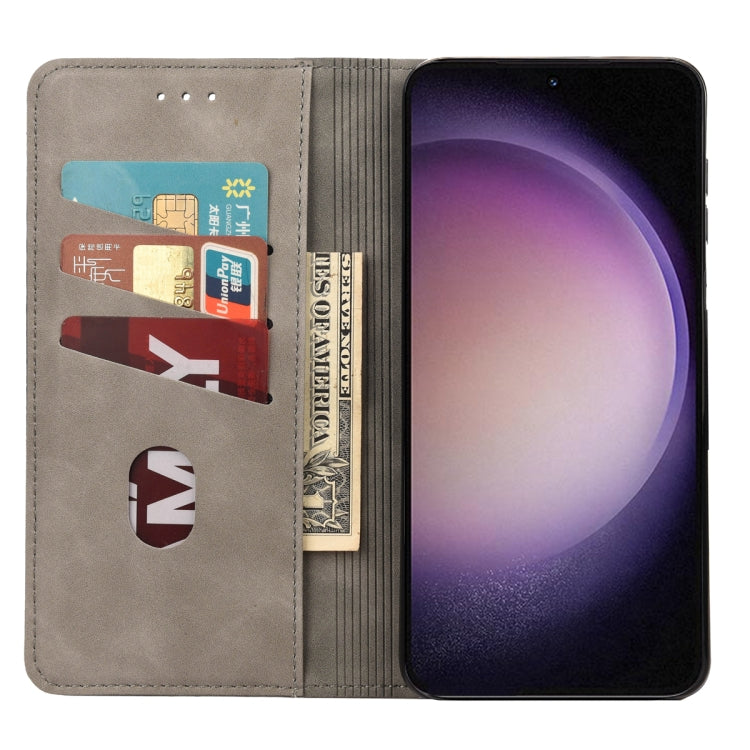 For Samsung Galaxy S23+ 5G Skin Feel Splicing Leather Phone Case
