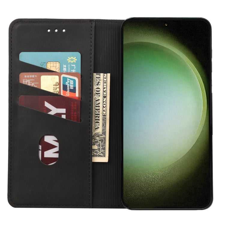 For Samsung Galaxy S23 Ultra 5G Skin Feel Splicing Leather Phone Case