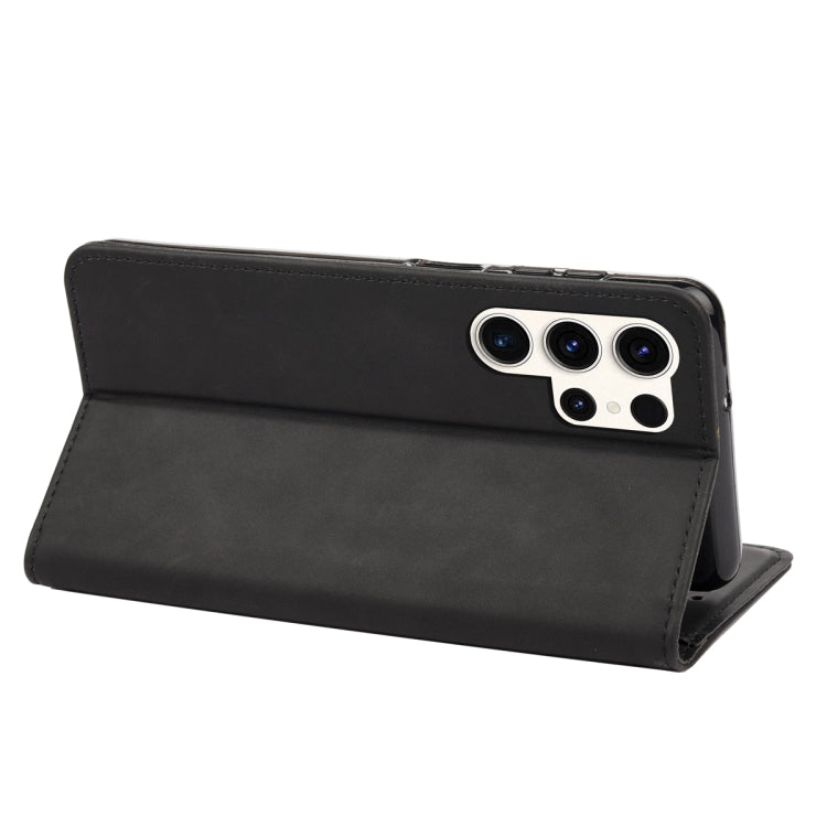 For Samsung Galaxy S23 Ultra 5G Skin Feel Splicing Leather Phone Case