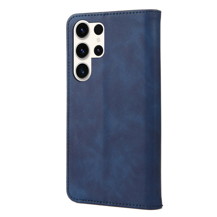 For Samsung Galaxy S23 Ultra 5G Skin Feel Splicing Leather Phone Case