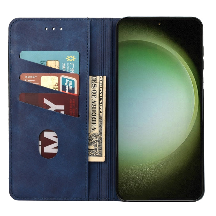 For Samsung Galaxy S23 Ultra 5G Skin Feel Splicing Leather Phone Case