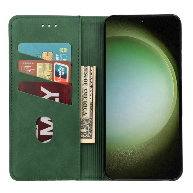 For Samsung Galaxy S23 Ultra 5G Skin Feel Splicing Leather Phone Case