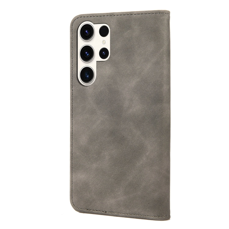 For Samsung Galaxy S23 Ultra 5G Skin Feel Splicing Leather Phone Case