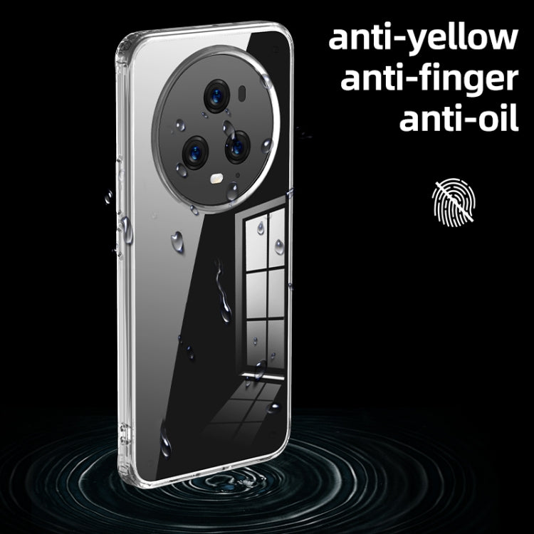 For Honor Magic5 Pro Armor Clear TPU Hard PC Phone Case