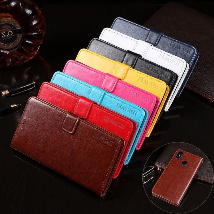 For Ulefone X idewei  Crazy Horse Texture Horizontal Flip Leather Case with Holder & Card Slots & Wallet
