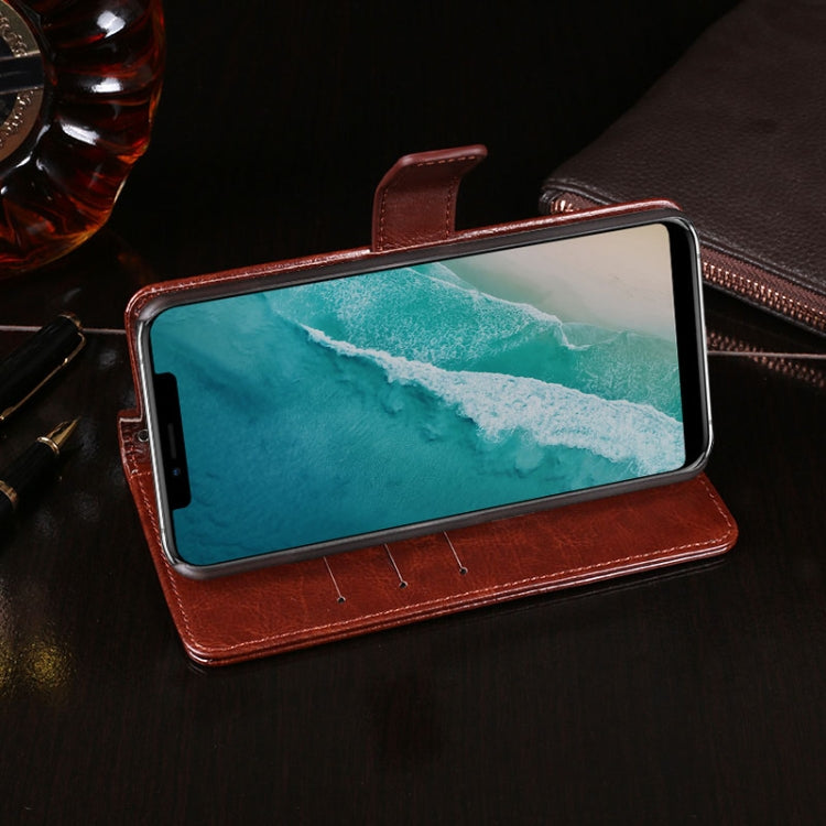 For Ulefone X idewei  Crazy Horse Texture Horizontal Flip Leather Case with Holder & Card Slots & Wallet