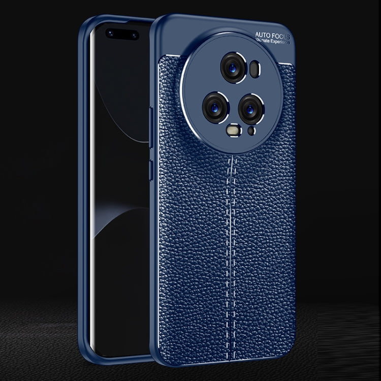 For Honor Magic5 Pro Litchi Texture Shockproof TPU Phone Case