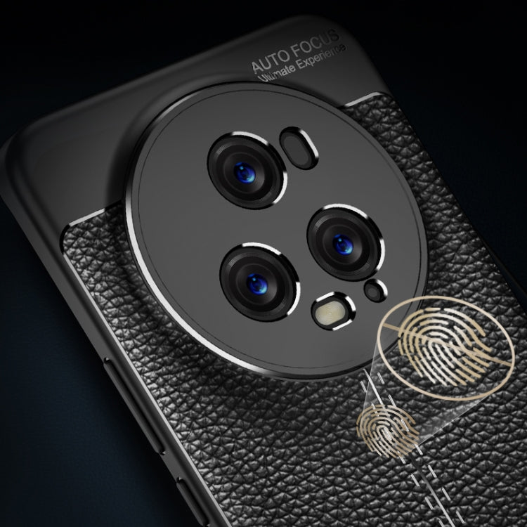 For Honor Magic5 Pro Litchi Texture Shockproof TPU Phone Case