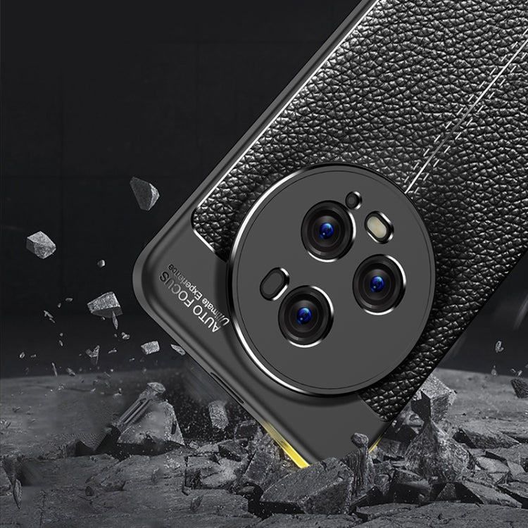 For Honor Magic5 Pro Litchi Texture Shockproof TPU Phone Case