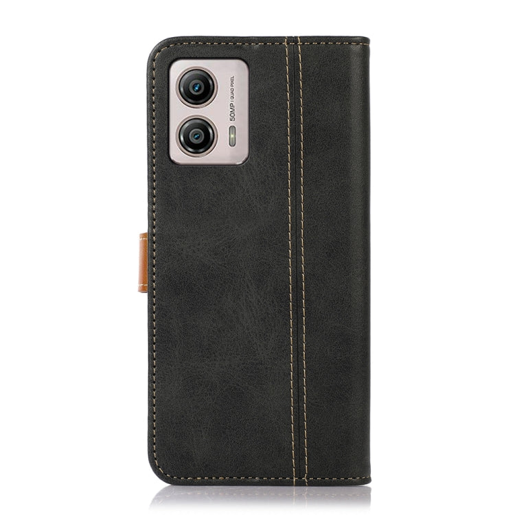 For Motorola Moto G53 5G / G23 / G13 Stitching Thread Calf Texture Leather Phone Case