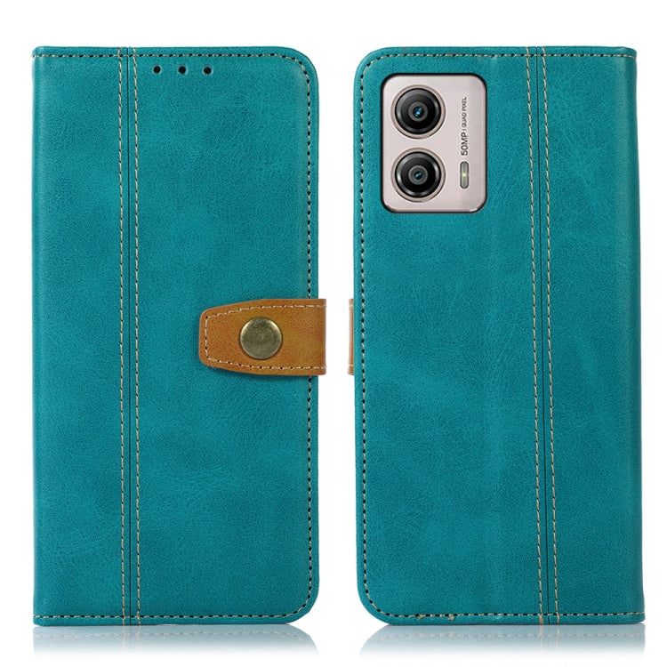 For Motorola Moto G53 5G / G23 / G13 Stitching Thread Calf Texture Leather Phone Case