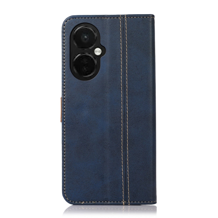 For OnePlus Nord CE 3 5G Stitching Thread Calf Texture Leather Phone Case